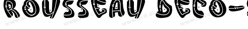 Rousseau Deco字体转换